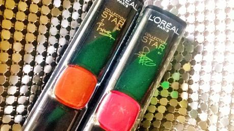 L'Oreal Paris Pure Reds Colour Riche Collection Star Lipsticks in Pure Fire and Pure Vermeil Review, Price, Swatches & Application