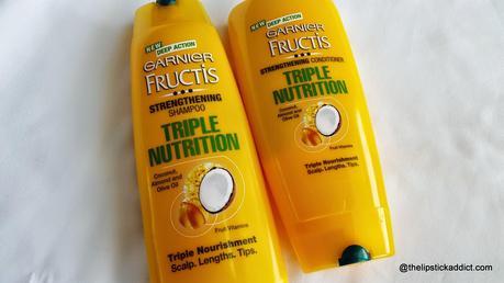 Garnier Fructis Triple Nutrition Shampoo and Conditioner