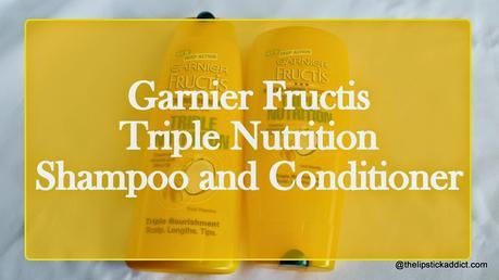 Garnier Fructis Triple Nutrition Shampoo and Conditioner