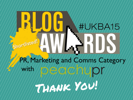 UK Blog Award Finalist