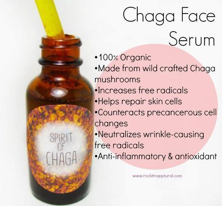 Mushrooms for your Face? Chaga Mushroom Organic Facial Serum, a Hidden Natural Gem