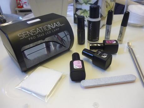 Sensationail Gel Nail Kit Review, swatches, manicure