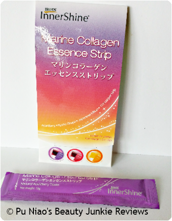 Brand's Innershine Marine Collagen Essence Strip Natural Acai Berry Flavour