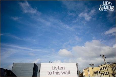 San Francisco Photography - Listen to this wall