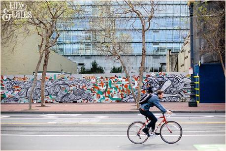 San Francisco Photography - Man riding a bike