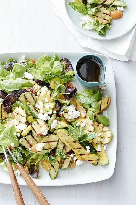 Grilled Zucchini Salad Whats Gaby Cooking FAF