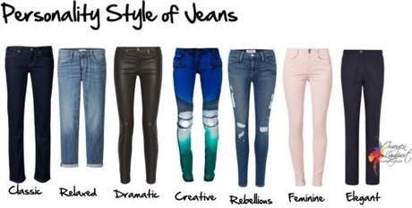 Jeans personality style