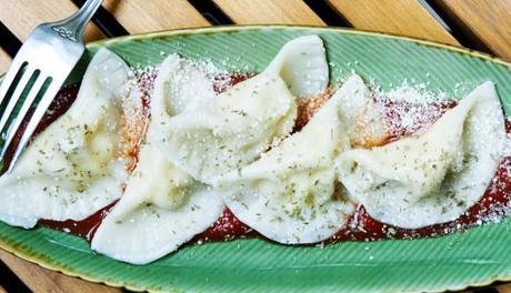 Ricotta and Bacon Ravioli with AlceNero Tomato Sauce and new cookbook