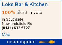Food Review: Loks Bar & Kitchen, 16 Newlandsfield Rd, Glasgow G43 2XU