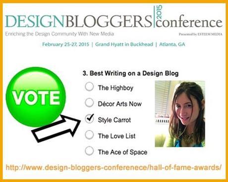 Style Carrot Nominated For Award At Design Bloggers Conference