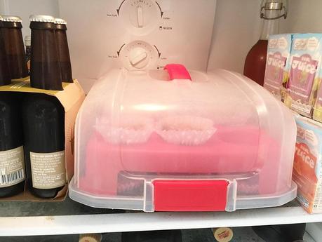 In the fridge setting. Note the beer and drinks all ready for Australia Day!