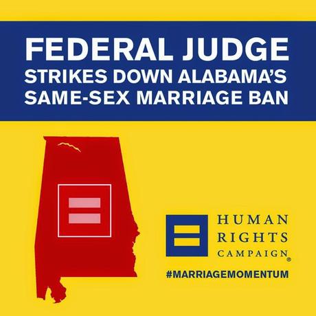Same-Sex Marriage Ban In Alabama Is Overturned