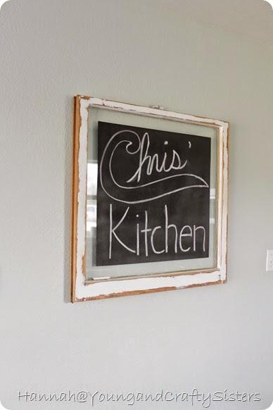 Window Pane Chalkboard 8 