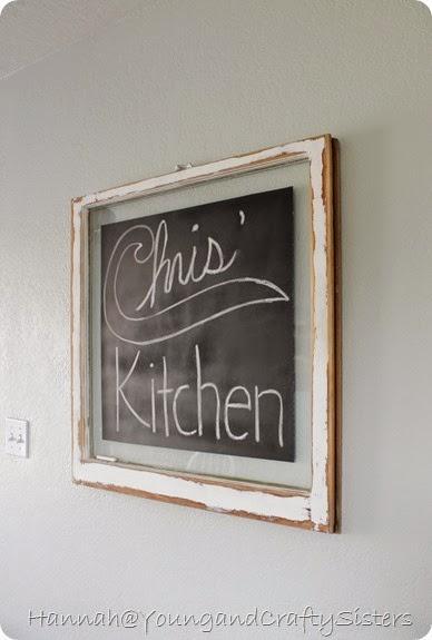 Window Pane Chalkboard 6