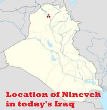 Nineveh in today's Iraq
