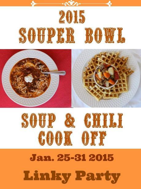 Souper Bowl. Soup & Chili Cook Off Linky Part. Jan. 25-31.intelligentdomestications.com