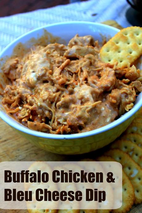 Buffalo Chicken and Bleu Cheese Dip recipe