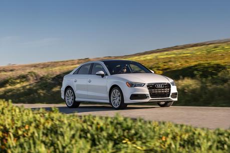 2015 Audi A3 white sedan