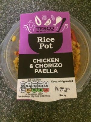 Today's Review: Tesco Chicken & Chorizo Paella Rice Pot