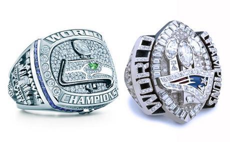 Seahawks vs. Patriots Super Bowl Rings