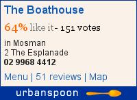 The Boathouse on Urbanspoon