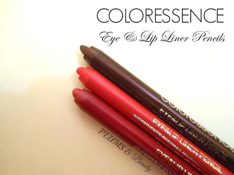 Coloressence Waterproof Lip Liner Pencil Wine Shine, Fuschia Pink, Purplish Rose : Review, Swatches, Price