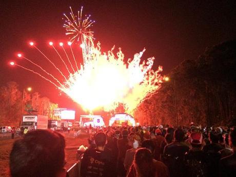 Walt Disney World Marathon start line fireworks