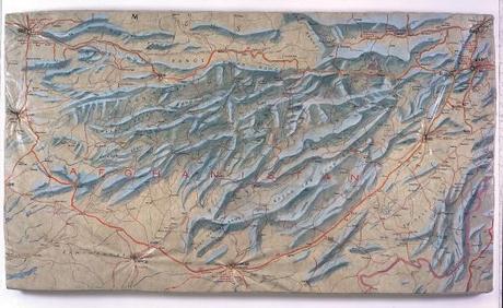 Guillermo Kuitca. Afghanistan 1990. Mixed media on mattress 67 x 118 x 4-34 in. Daros-Latinamerica Collection Zurich