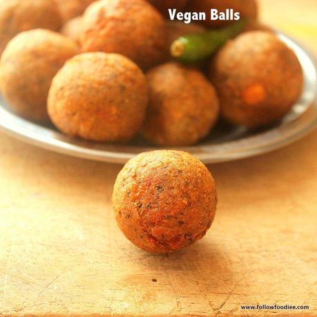 VEGETABLE KOLA URUNDAI | VEGAN MEAT BALLS 