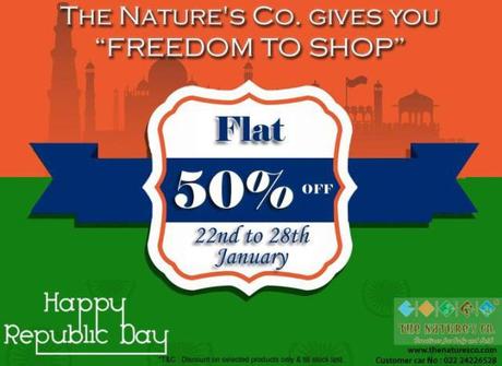 Flat 50% off