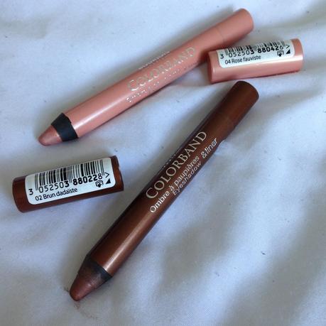 Bourjois Colorband 2 in 1 Eyeshadow & Liner review and swatch
