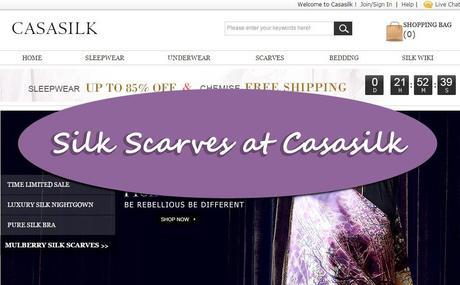 Silk Scarves at Casasilk