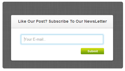 A CSS Email Subscription Box For Blogger : eAskme