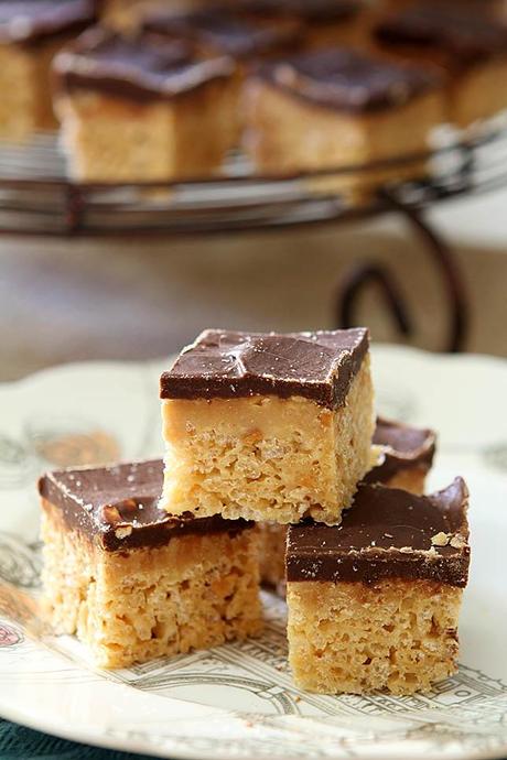 Peanut Butter Cup Rice Krispie Treats