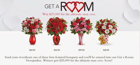 Valentine's Day Gift Guide: Teleflora's Valentine's Day Flowers & Ultimate Man Cave Sweepstakes