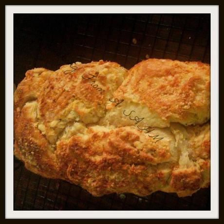 Garlic Parm Braided Bread