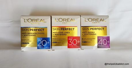 First Look | L'oreal Paris Skin Perfect Expert Skincare Range for Every Age