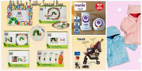 Aldi’s Baby & Toddler Specialbuys range  available in store on 29th January