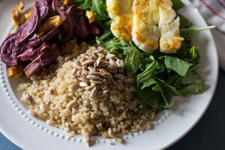 Curried Quinoa Plate