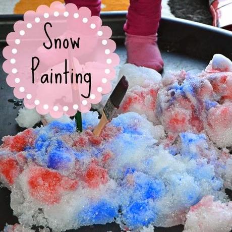 Snow painting