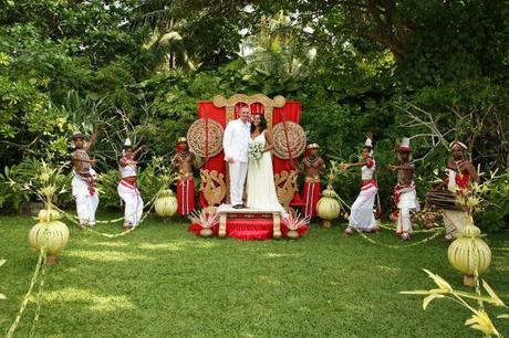 Wedding in African forest