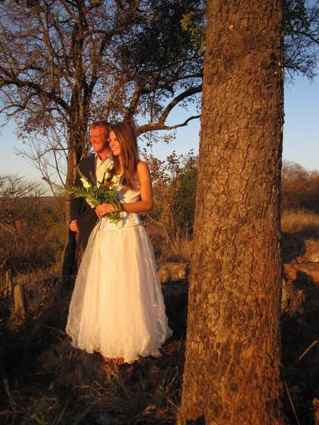 Destination wedding in African wildness