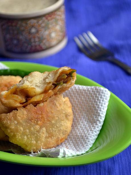 pyaz ki kachori - onion kachori - snack recipes