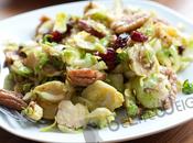 Nutritious Pan- Seared Brussels Sprouts, Cranberries Pecans