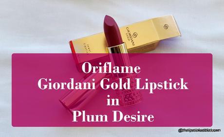Giordani Gold Lipstick in Plum Desire