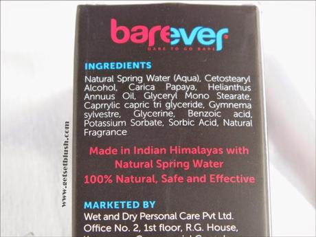 Barever Natural Hair Inhibitor Review