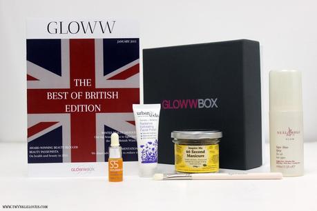 THE BEST OF BRITISH GLOWWBOX JAN '15 EDITION