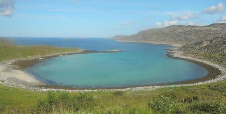 Fascinante golfo en la costa norte de Nordkinn