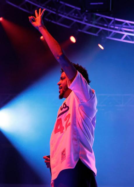 J. Cole Performing at ESPN The Party