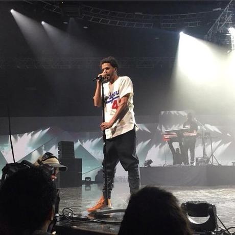 J. Cole Performing at ESPN The Party